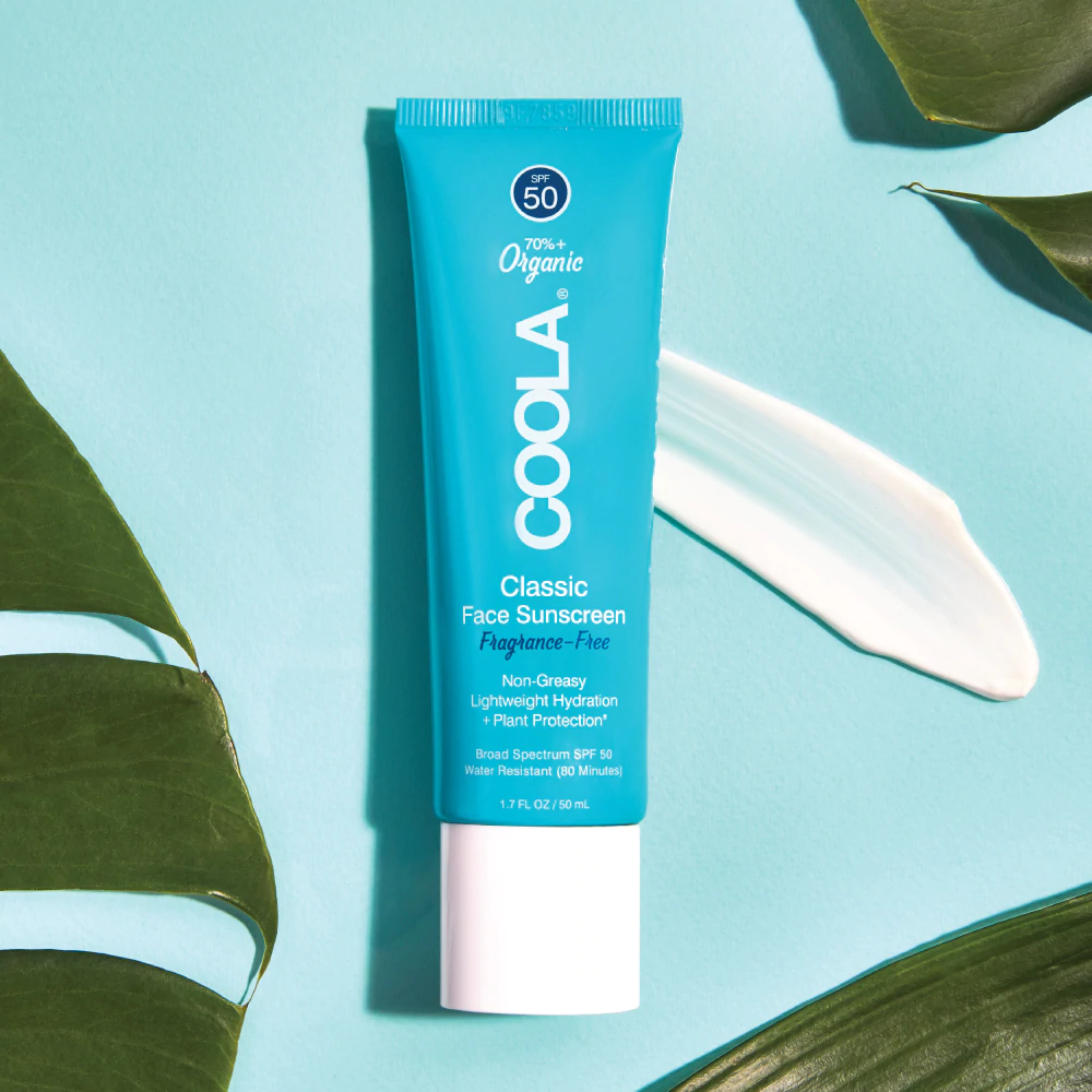 Coola Classic Face Organic Sunscreen Lotion SPF 50 - Fragrance-Free