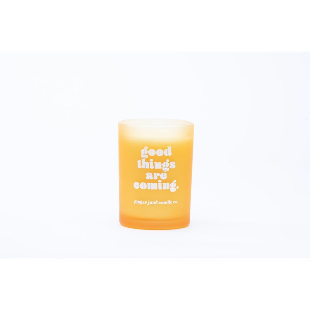 Good Things are Coming • Citrine Tumbler Candle