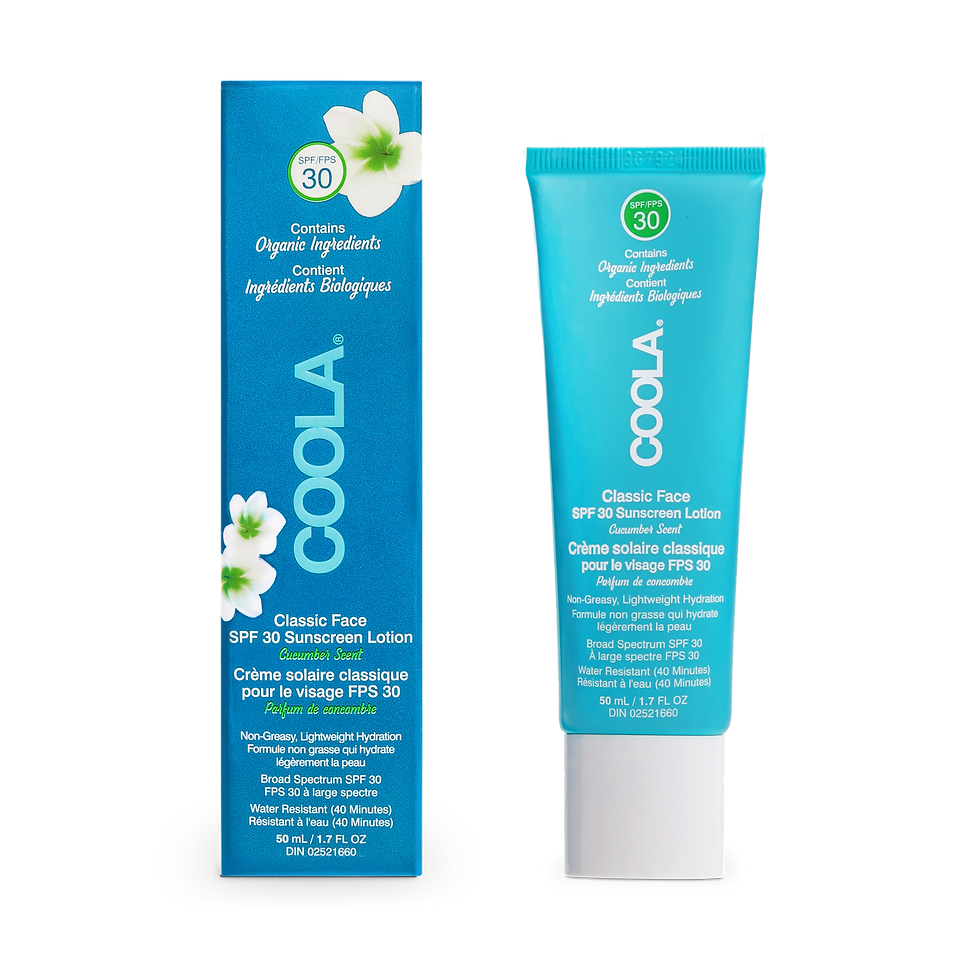 Coola Classic Face Organic Sunscreen Lotion SPF 50 - Cucumber - sugarmoonsalon