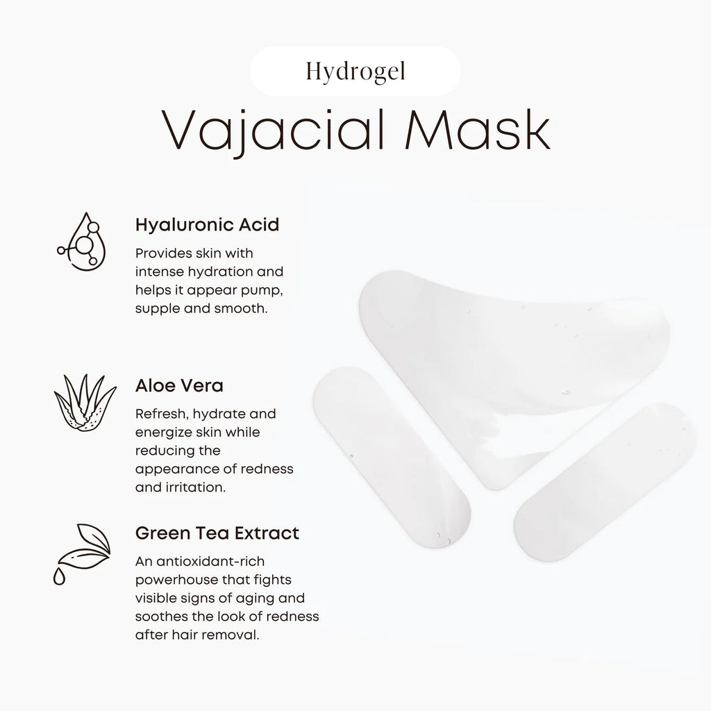Bush Balm Vajacial Mask - Hydro Gel 3 piece set