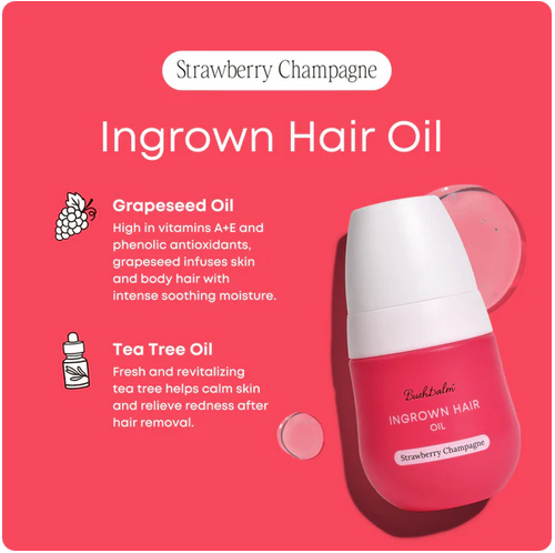 Bushbalm Strawberry Champagne Ingrown Oil - sugarmoonsalon