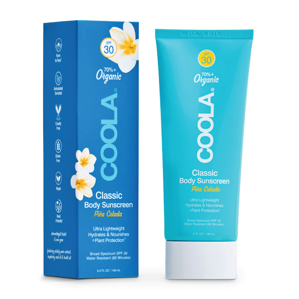 Coola Classic Body Organic Sunscreen Lotion SPF 30 - Pina Colada